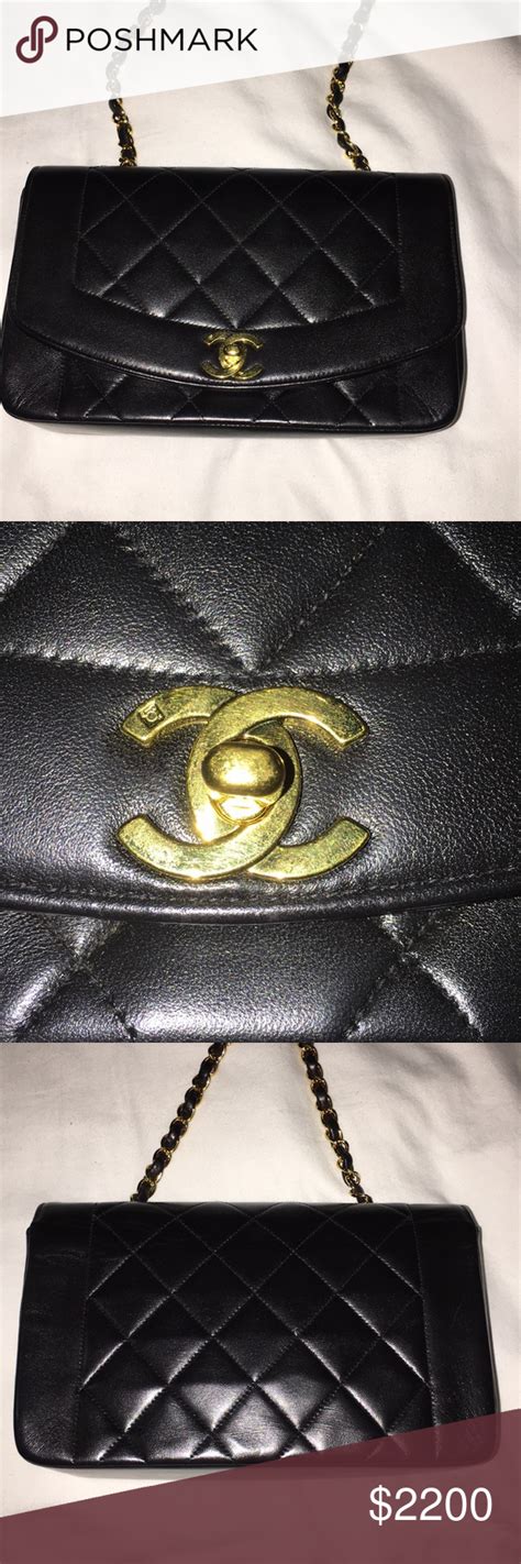 chanel diana bag excellent condition.